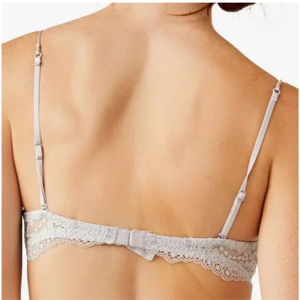INTIMATELY FREE PEOPLE Maya Multiway Bralette in Luna Rock Light Gray Size XS - Picture 4 of 13